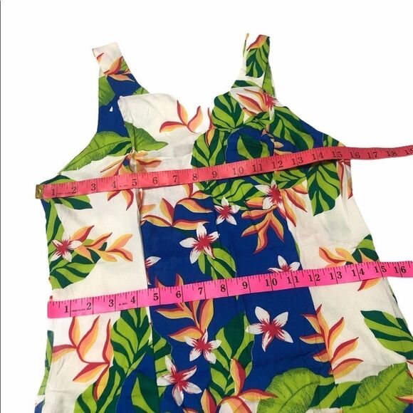 𝅺mercatto Simarida Floral Leaf Sundress Sleeveless - Picture 6 of 7